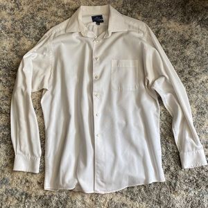 Dockers White Button Down Dress Shirt